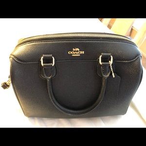 Coach Black Mini Satchel Handbag